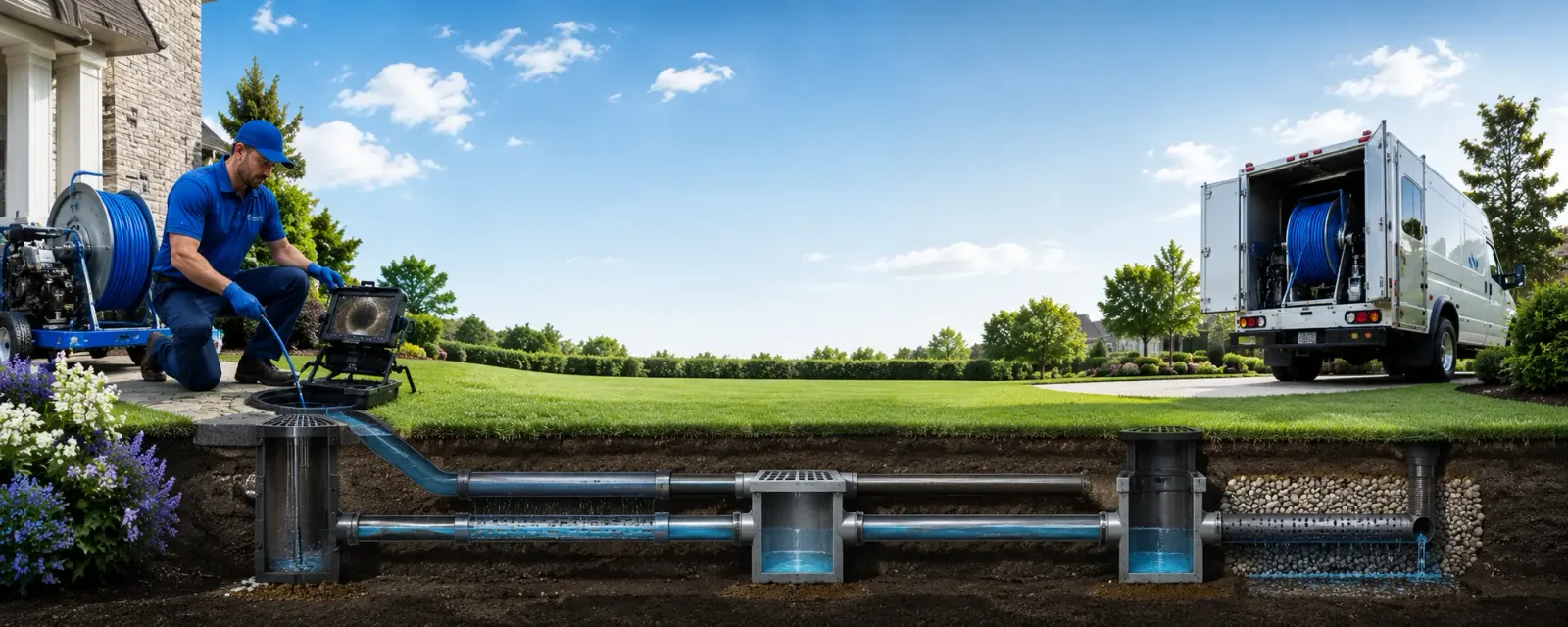 Outdoor drain cleaning information for Brethren, MI